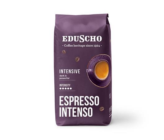 Káva, pražená, zrnková, EDUSCHO "Espresso Intensive"