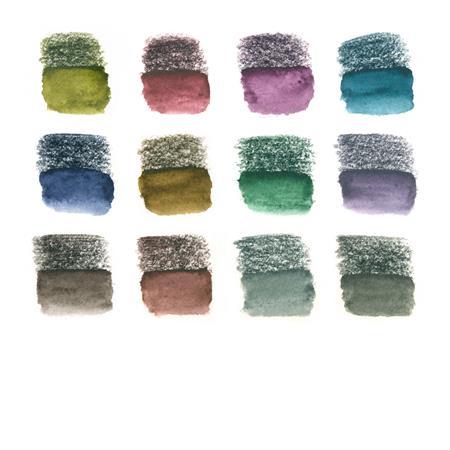 Akvarelové ceruzky, farebné, sada, šesťhranné, STAEDTLER® "tinted 146 10T", 12 rôznych far