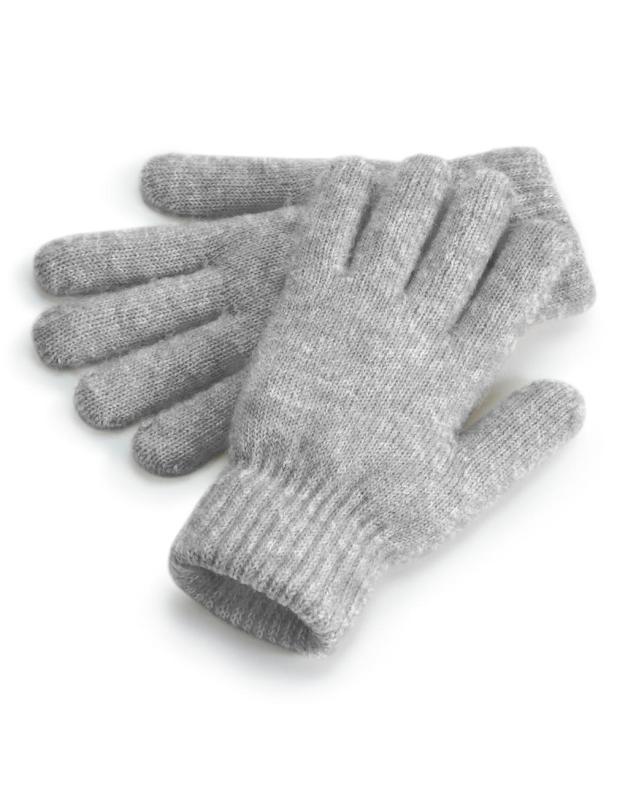 Pohodlné rukavice s rebrovanou manžetou